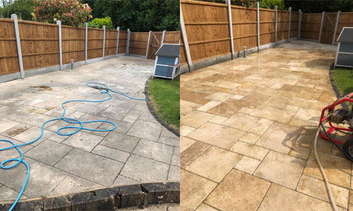 patio cleaning caerphilly